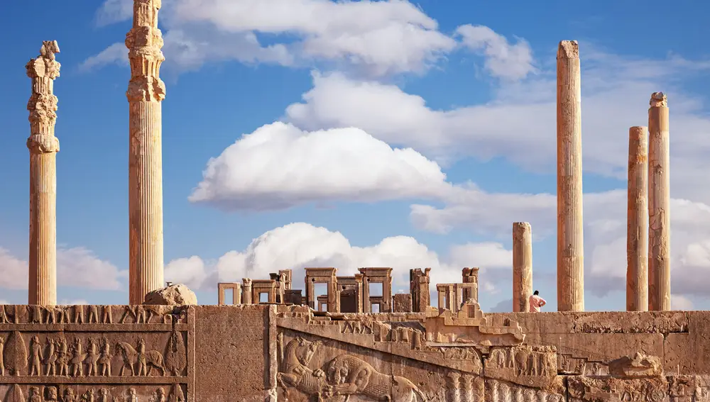 Restos de las ruinas de Persépolis.