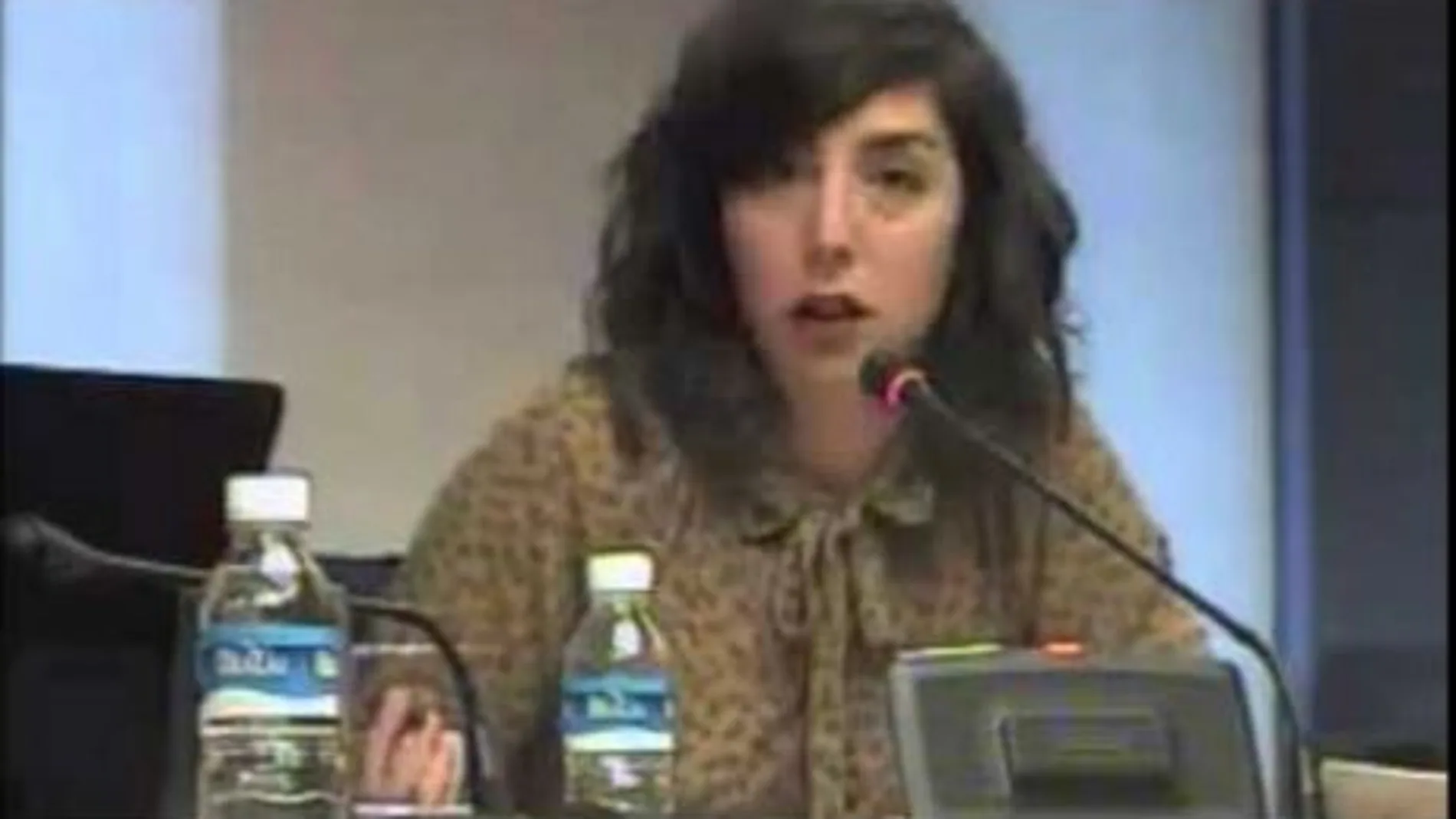La secretaria general de Podemos en Navarra, Laura Pérez Ruano