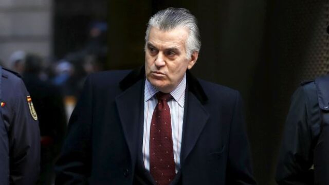 Luis Bárcenas saliendo de la Audiencia Nacional, en imagen de archivo