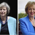 A la izquierda, la ministra de Interior, Theresa May; a la derecha, la diputada conservadora Andrea Leadsom.