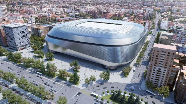 El nuevo Bernabéu, a punto 