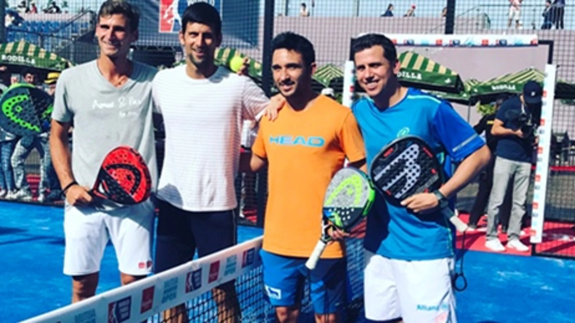 Djokovick pistas pádel mutua Madrid