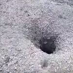 Pozo sin sellar descubierto por dos niños en Ácula, Granada