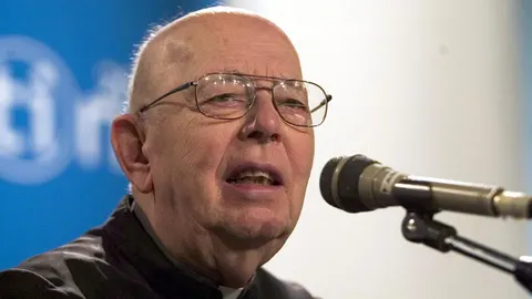 Gabriele Amorth, en la imagen, fue hijo espiritual del Padre Pío