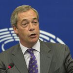 El eurodiputado y líder del Partido de la Independencia de Reino Unido (UKIP), Nigel Farage