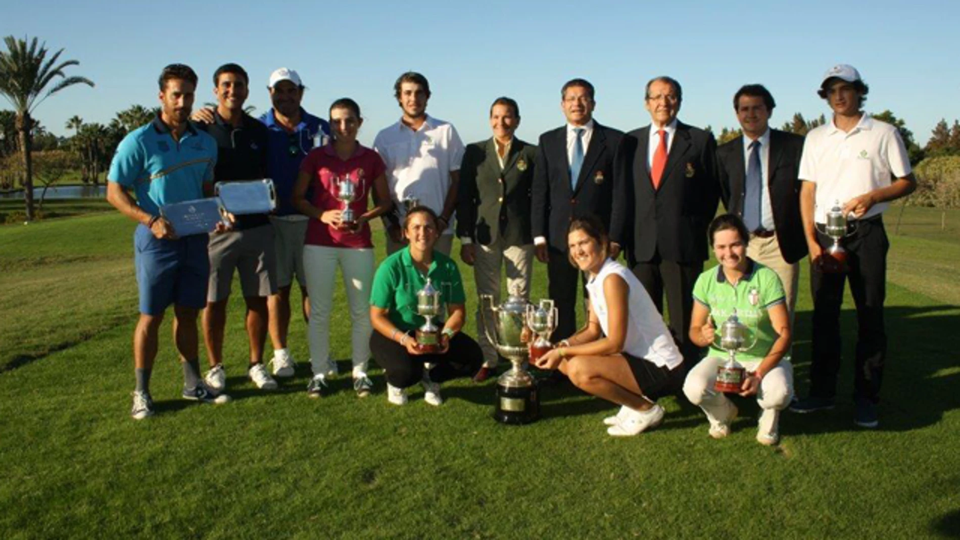 Ganadores en la prueba