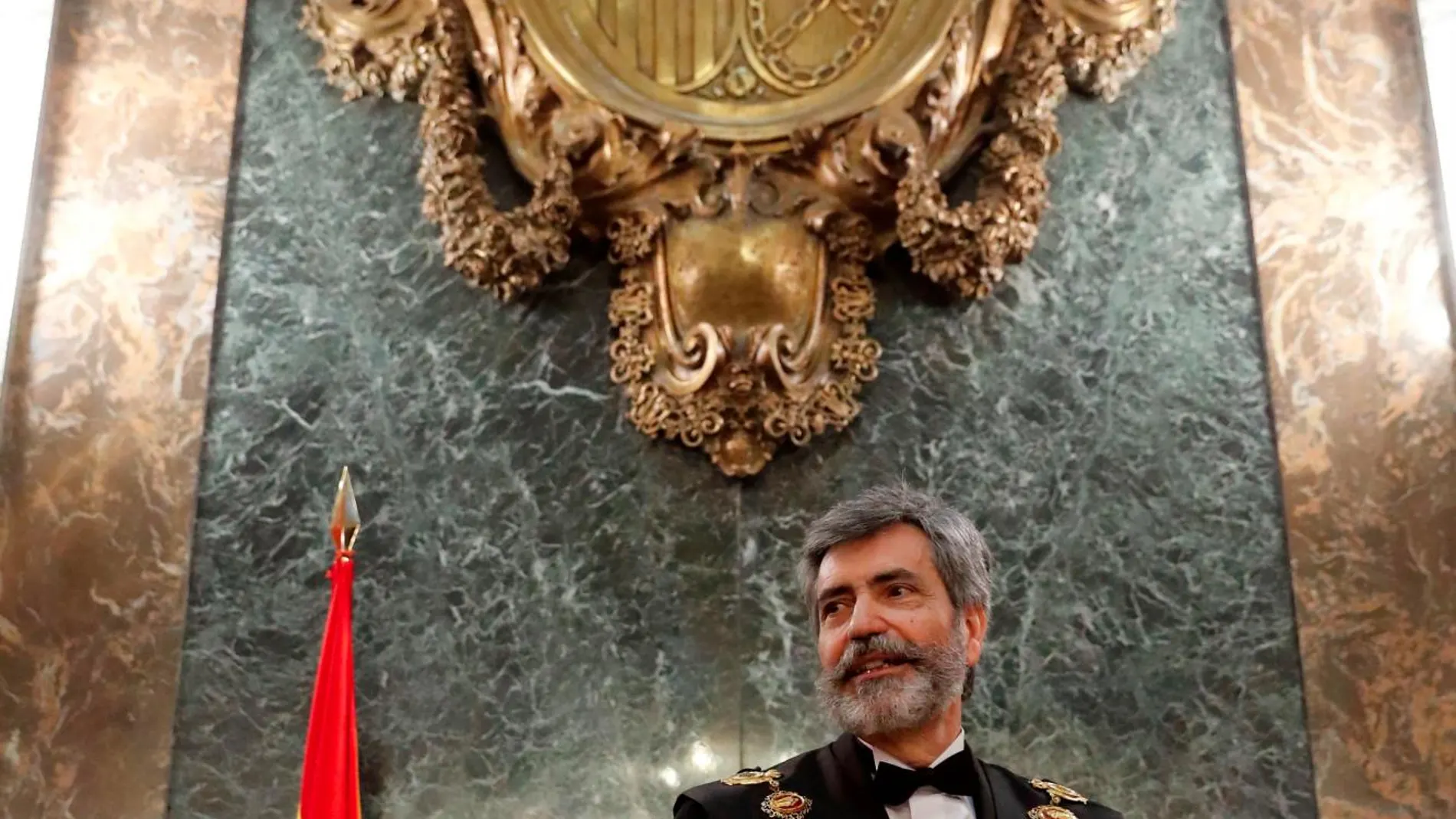 El presidente del Tribunal Supremo y del Consejo General del Poder Judicial (CGPJ), Carlos Lesmes