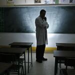 Un aula de un colegio de Madrid, en una imagen de archivo