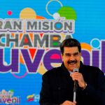 Maduro en un acto público el sábado en Caracas/Efe