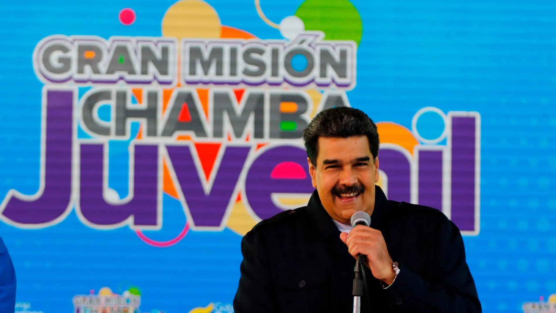 Maduro en un acto público el sábado en Caracas/Efe