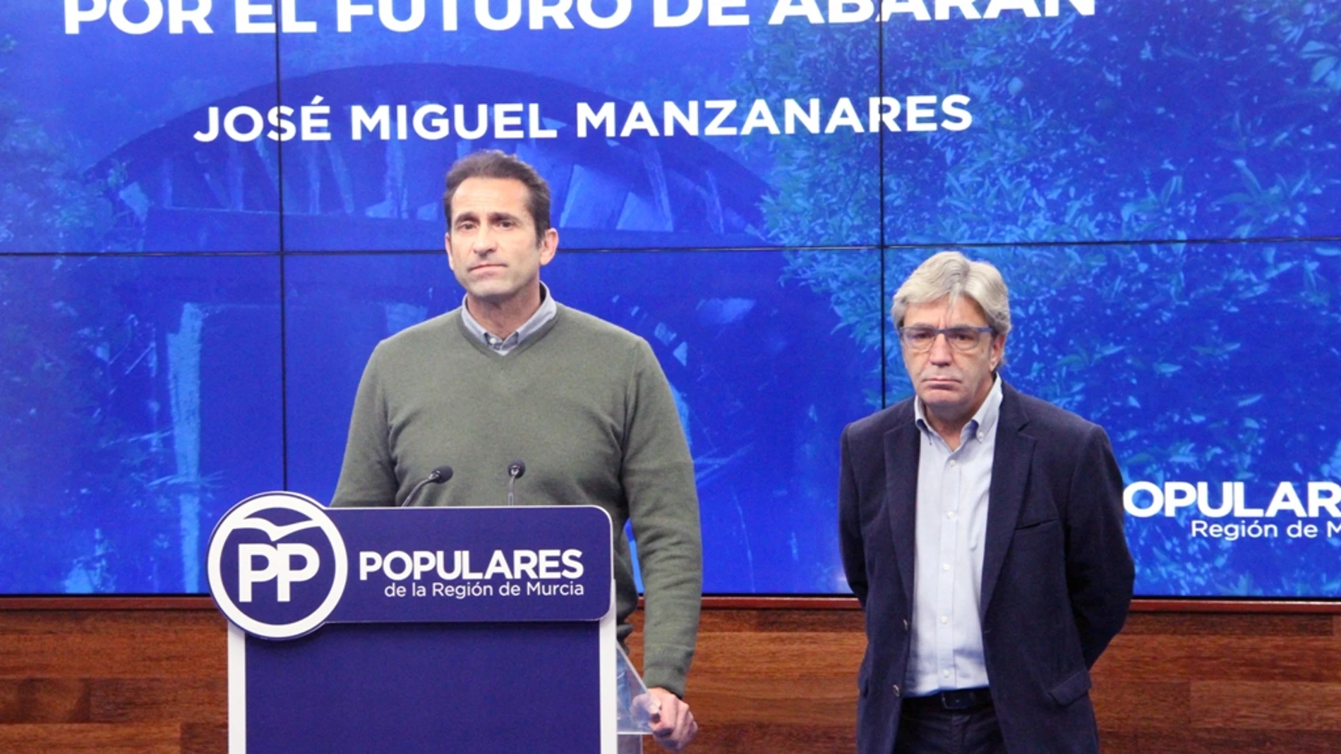 José MIguel Manzanares y Miguel Ángel Miralles, ayer