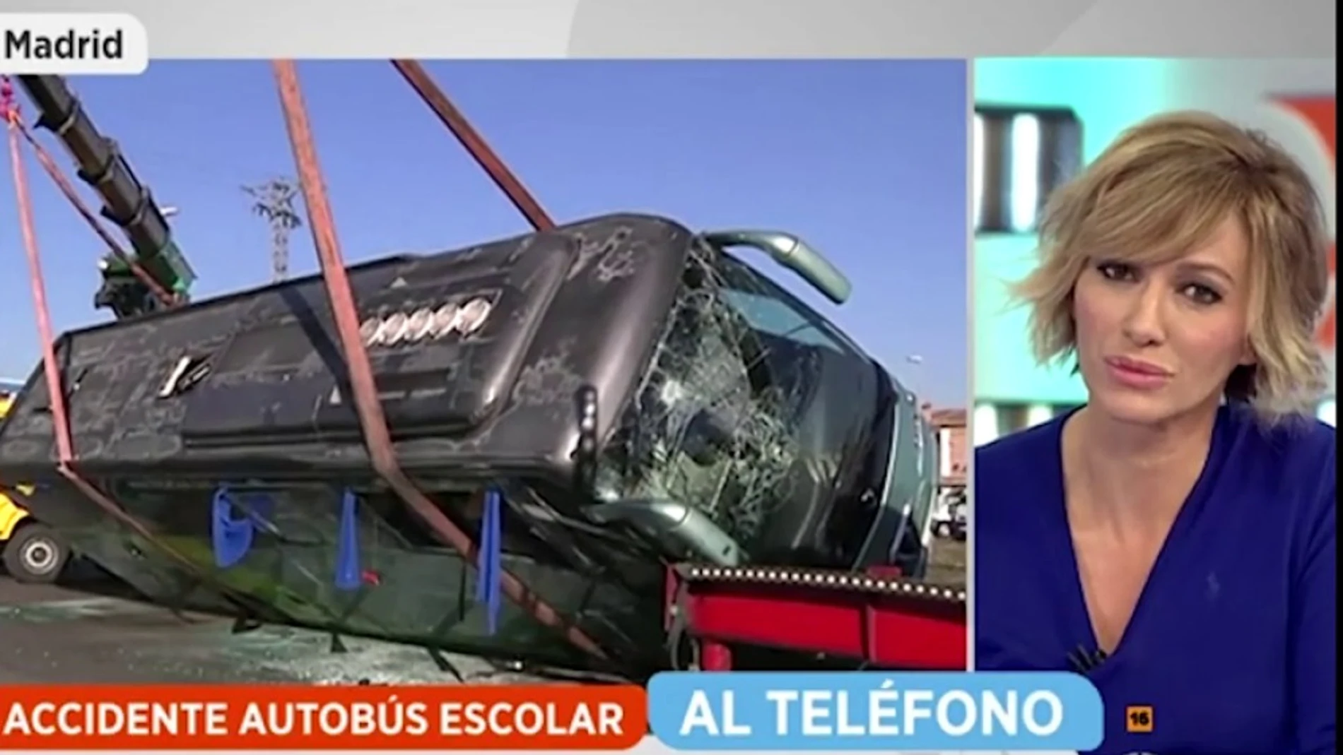 La madre del chófer del autobús que volcó en Fuenlabrada: «Tomó cocaína, como cualquiera»