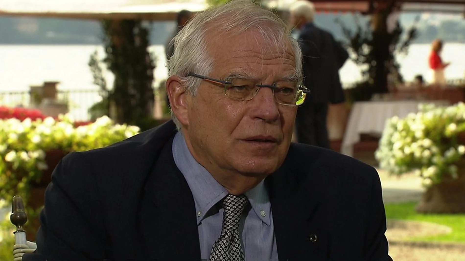 Borrell, durante la entrevista hoy en la BBC. (BBC)