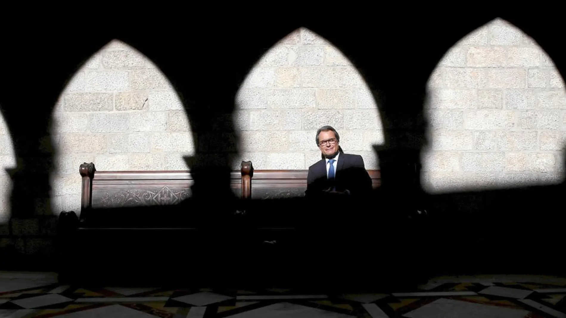 El ex president Artur Mas, en la Generalitat