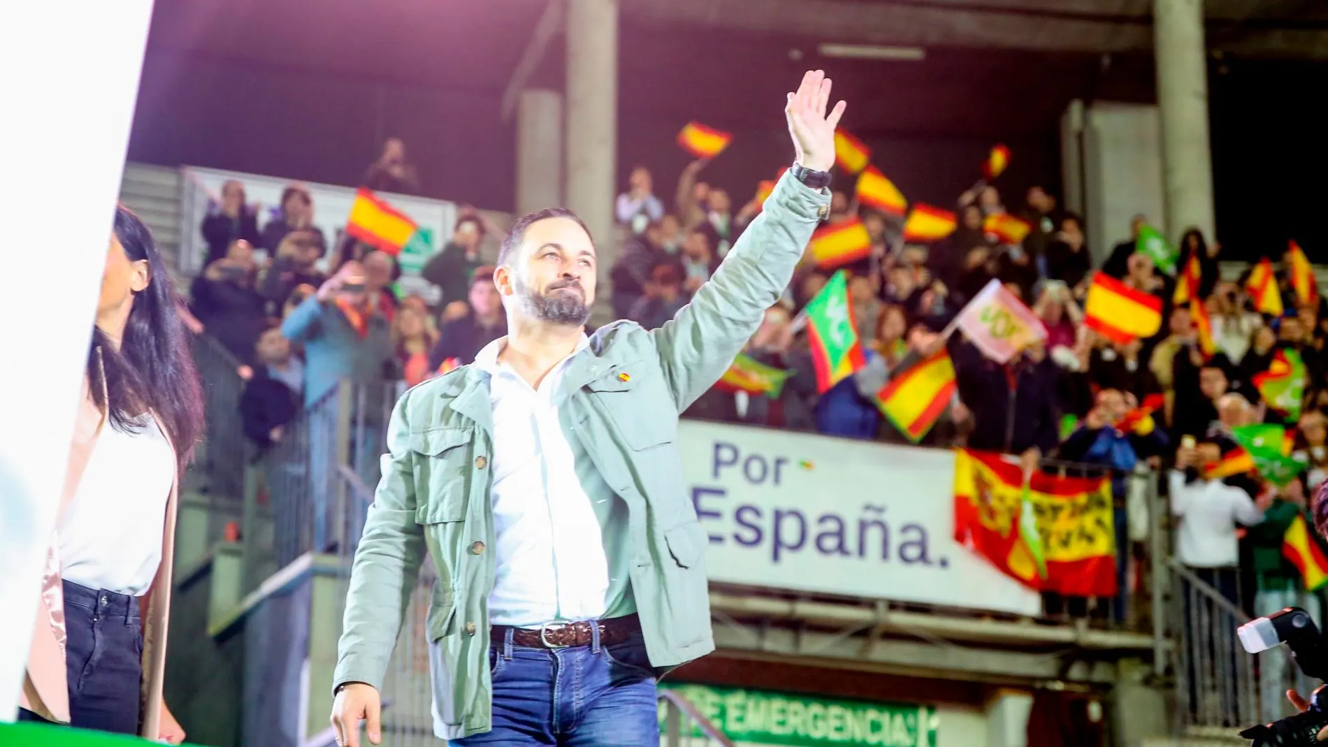 Santiago Abascal en el acto de presentación de candidatos de Vox para las elecciones generales / Foto: Ep