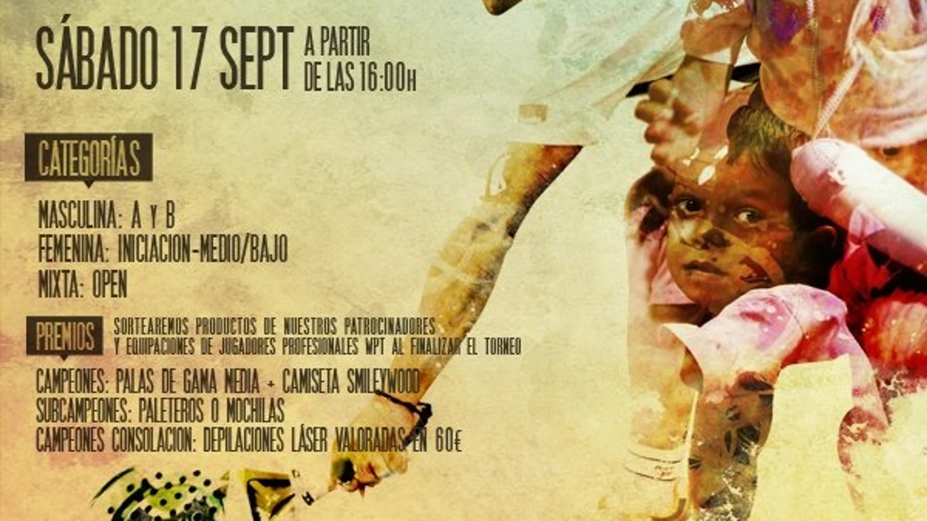 Cartel del torneo solidario