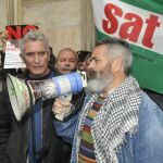 El secretario general del Sindicato Andaluz de Trabajadores (SAT), Diego Cañamero.