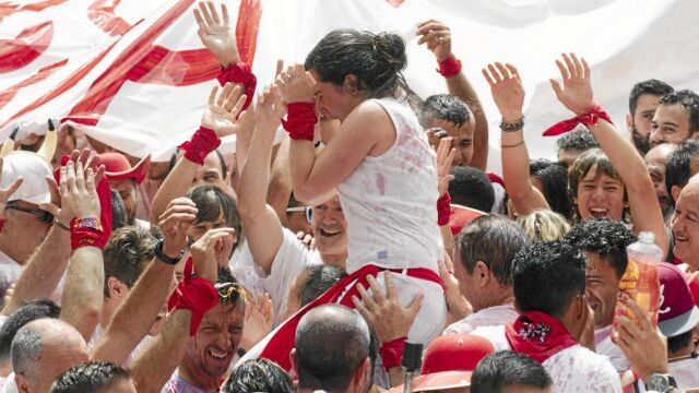 Las denuncias por tocamientos no consentidos son frecuentes en las fiestas de San Fermín, sobre todo durante el chupinazo