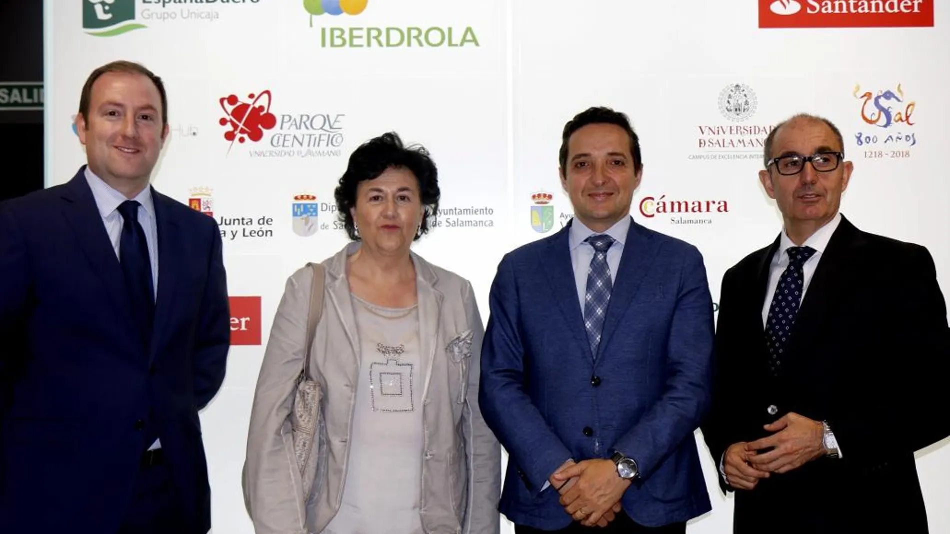 Domingo López, Carmen Sanz Bachiller, Corchado y Pedro Pisonero