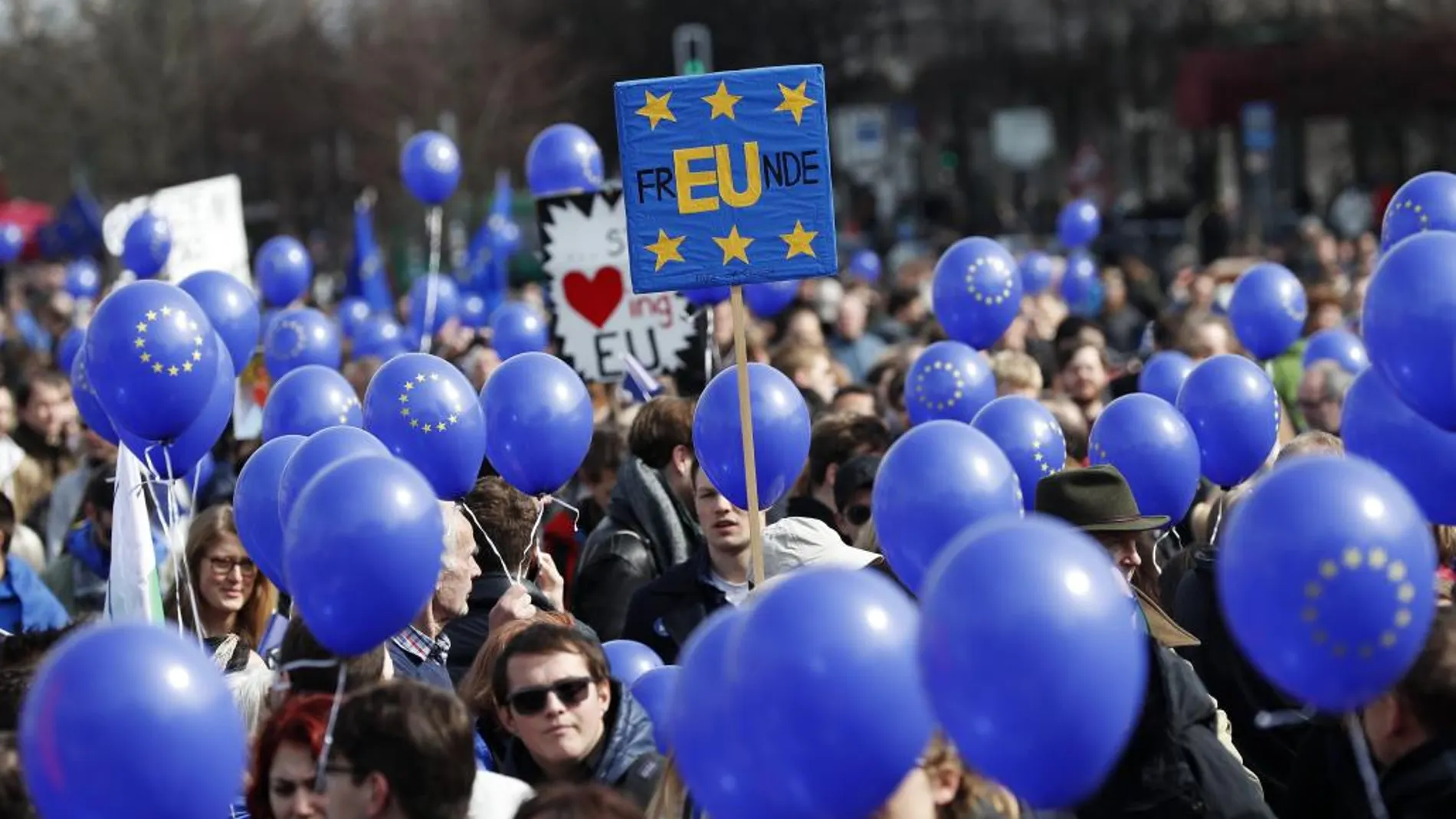 La marcha a favor de la UE fue la más multitudinaria