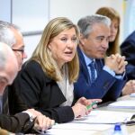 Pilar del Olmo asiste a la reunión del Comité de Seguimiento del Plan de Dinamización de los Municipios Mineros