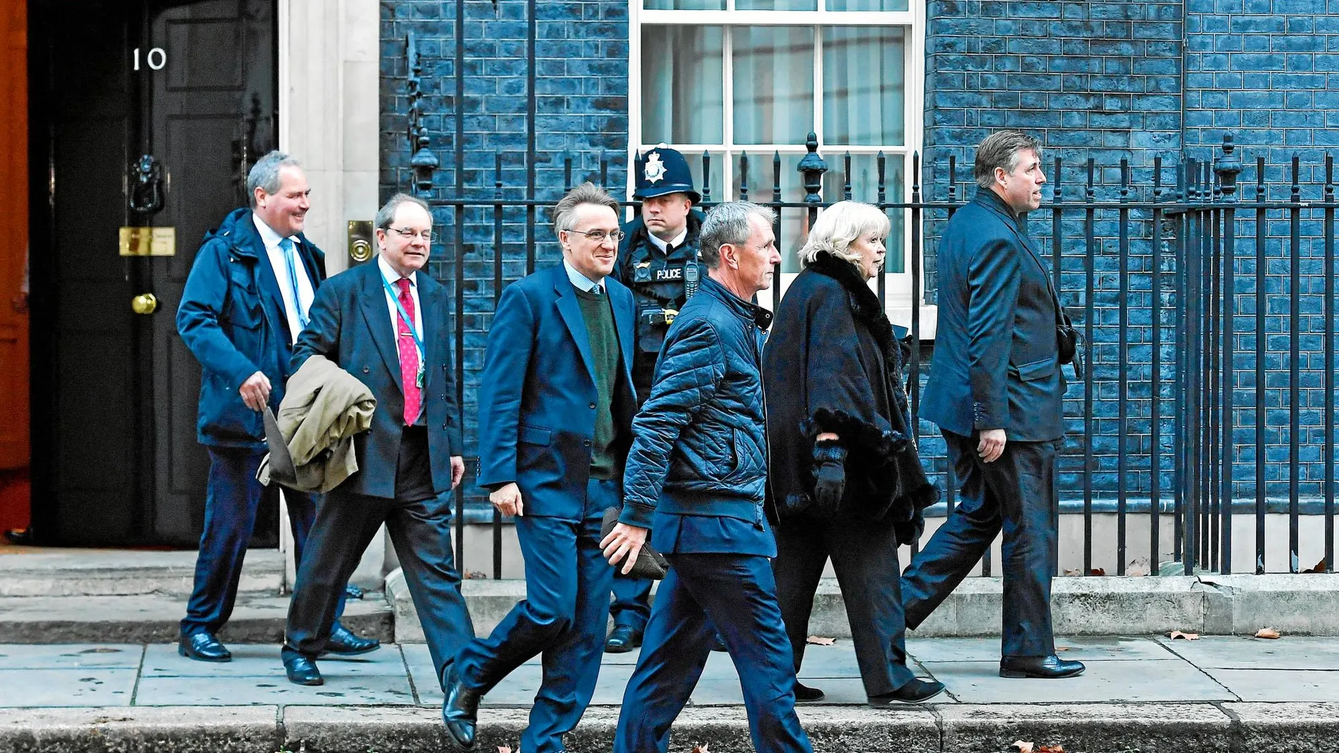 El Comité 1922 del Partido Conservador se reunió ayer con Theresa May en su residencia de Downing Street