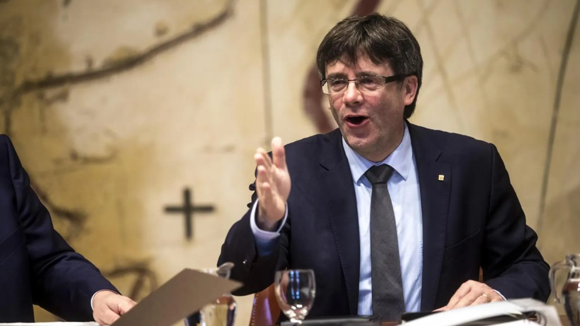 El presidente de la Generalitat, Carles Puigdemont