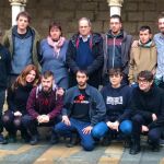 Torra, con los estudiantes en la Universidad de Gerona