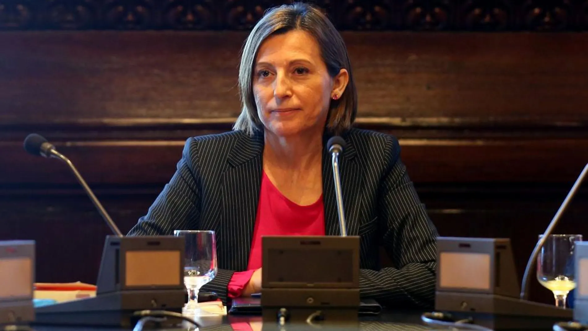 Carme Forcadell preside la Mesa del Parlament el pasado lunes en Barcelona. Reuters