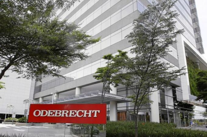 Fotografía de la sede de la constructora Odebrecht en la ciudad brasileña de Sao Paulo