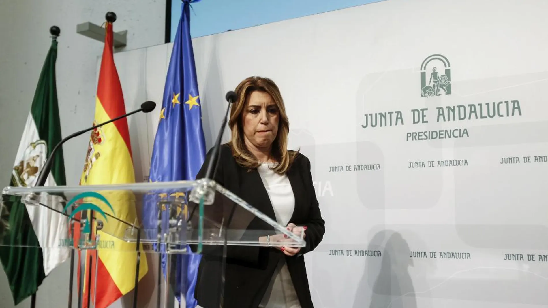 La presidenta de la Junta, Susana Díaz, en una comparecencia reciente