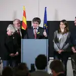  Puigdemont: «La república catalana ha ganado a la monarquía del 155»