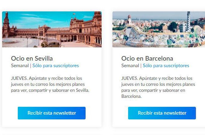 Las mejores opciones de ocio en Madrid, Barcelona o Sevilla: apúntate a las newsletters de La Razón