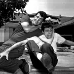 Dean Martin junto a Jerry Lewis, con quien hizo una gran pareja de cómicos en Hollywood