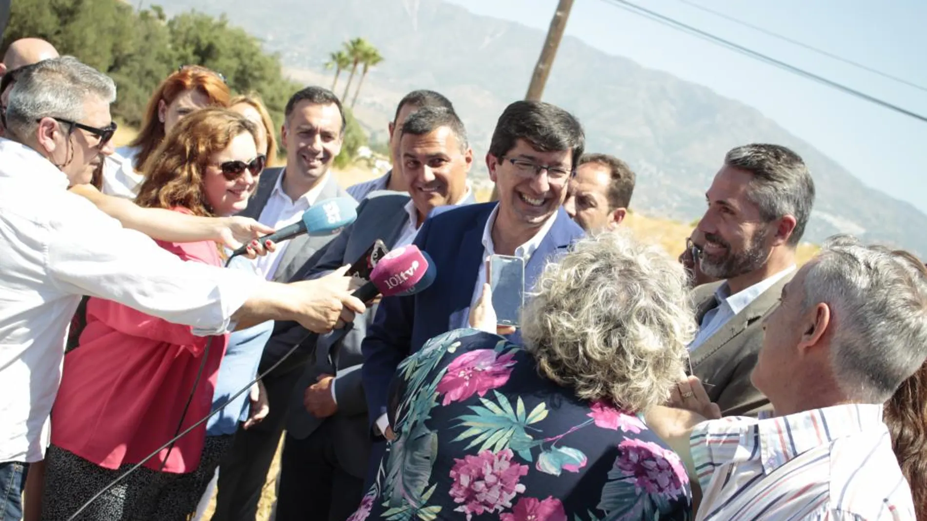 Juan Marín resaltó ayer en Mijas la consolidación del proyecto político de Cs en Andalucía para salir a ganar en las próximas elecciones