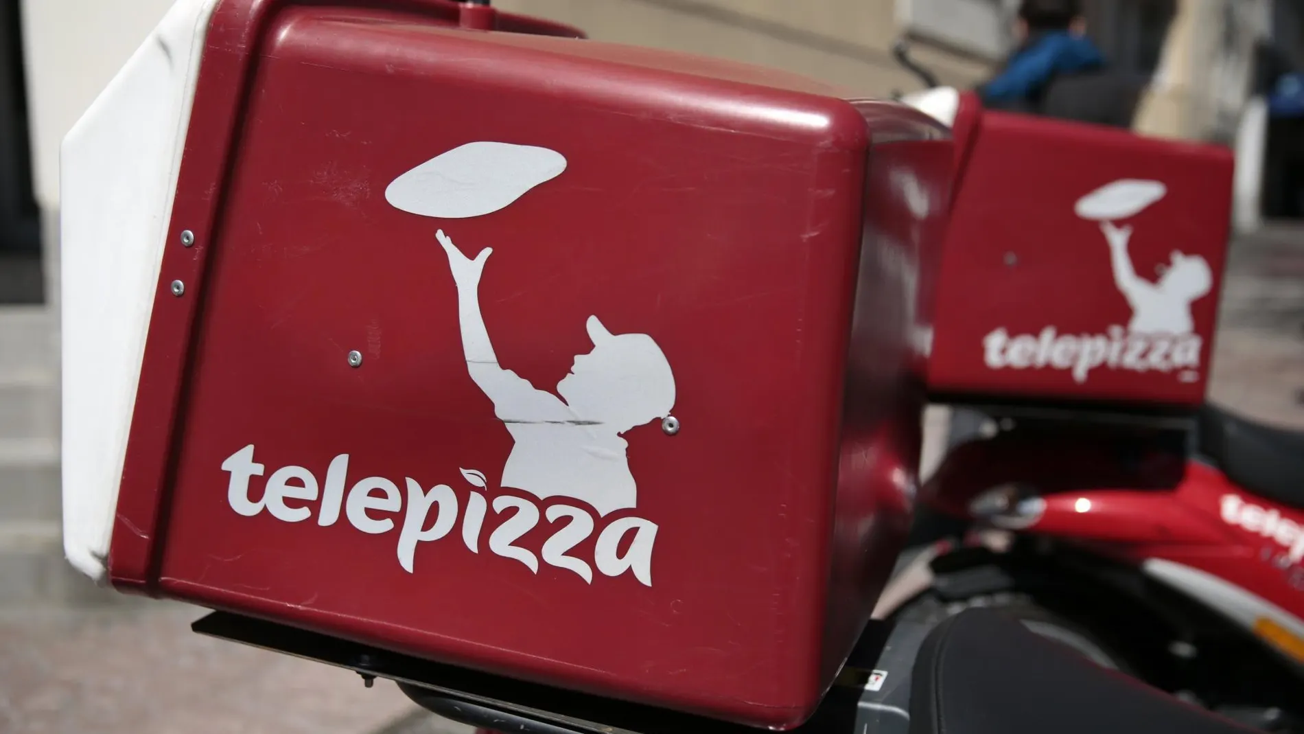 Moto de reparto de Telepizza