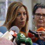 La secretaria general del PSOE-A y presidenta andaluza, Susana Díaz