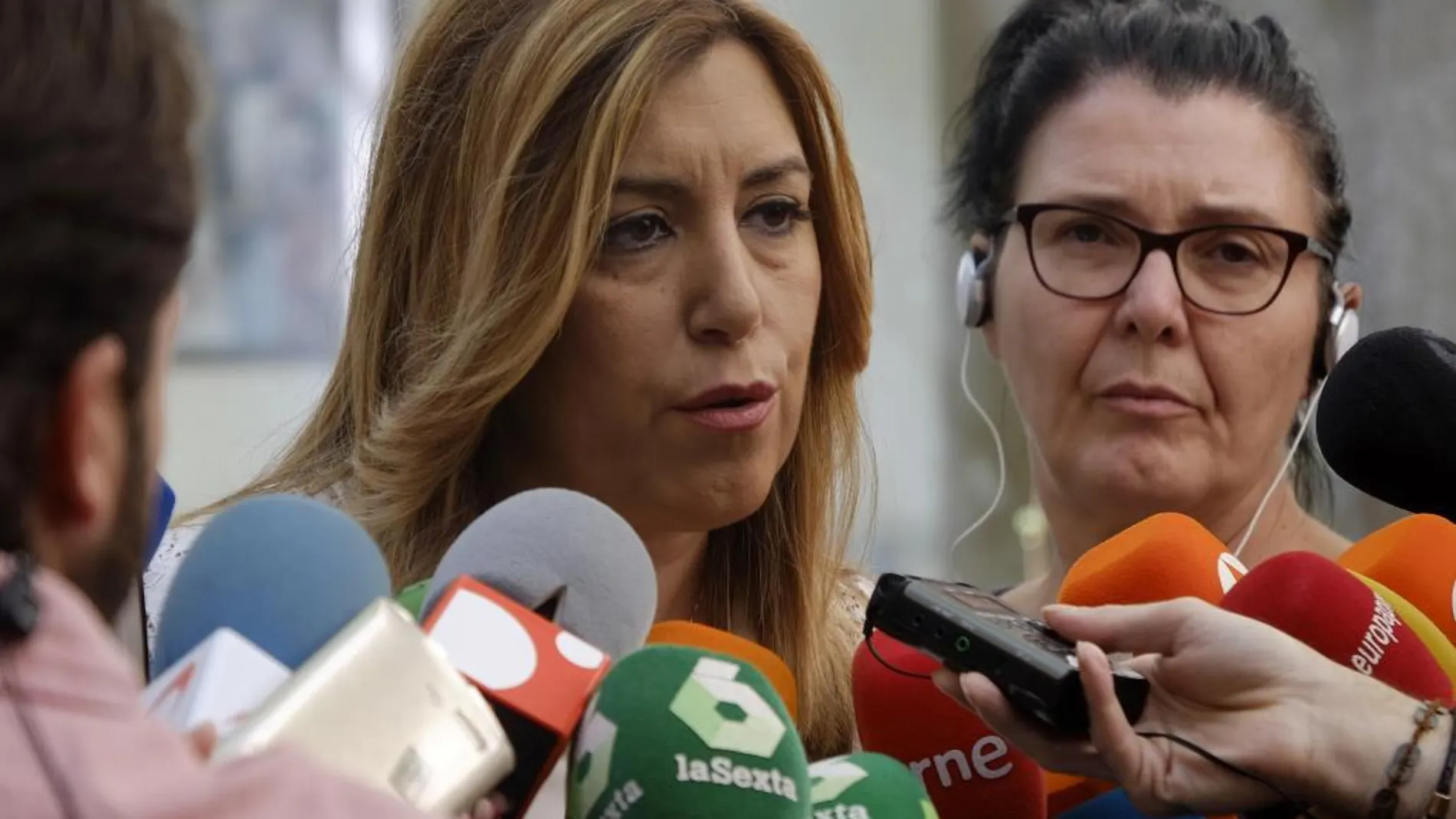 La secretaria general del PSOE-A y presidenta andaluza, Susana Díaz