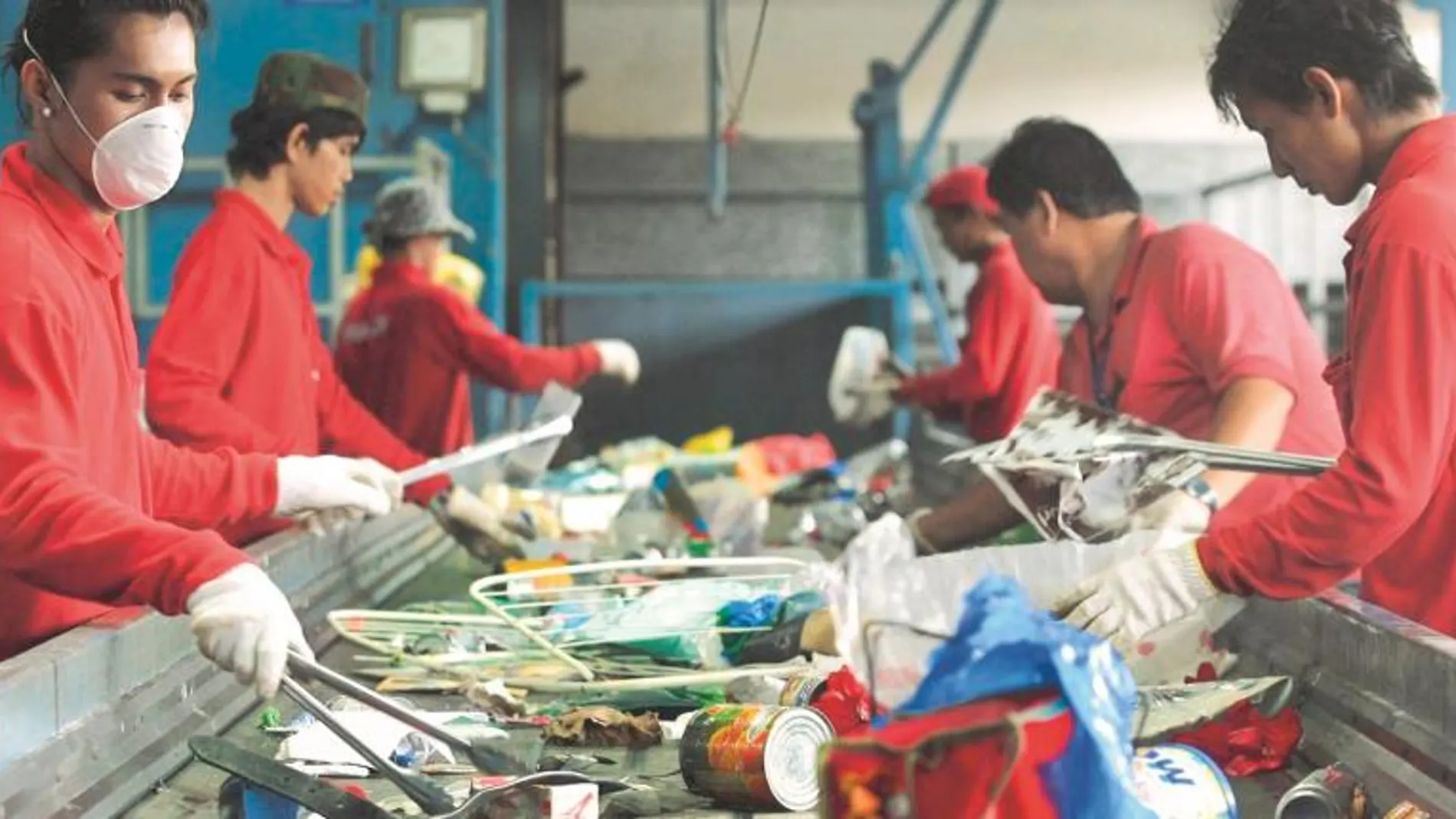 En 2012 el 56% de la basura plástica exportada en el mundo terminaba en China