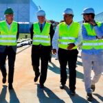 El alcalde de León, Antonio Silván, visita las obras del Complejo Deportivo y Social Olímpico León-Golf
