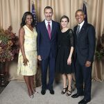 La recepción de Obama y los Reyes ayer en Nueva York