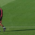 Lopetegui durante el entrenamiento/Foto: Rubén Mondelos