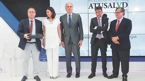 Francisco Blanco, Carmen Montón, Enrique Ruiz Escudero, Sergio Alonso y Francisco Marhuenda