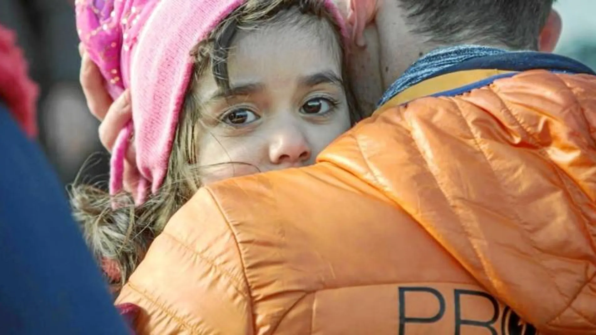 Fotograma de un rescate en Lesbos por parte de los voluntarios de Proemaid