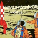 El personaje del cómic de Hergé llegó a la luna 17 años antes que Neil Amstrong