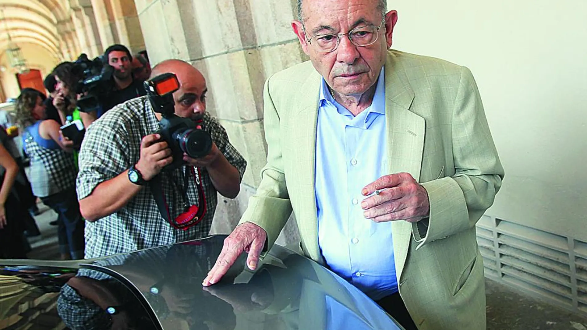 En la imagen, Fèlix Millet, después de su comparecencia en una comisión parlamentaria en julio de 2010.