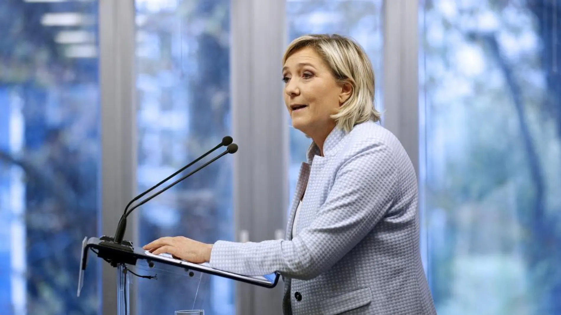 La líder ultraderechista francesa Marine Le Pen