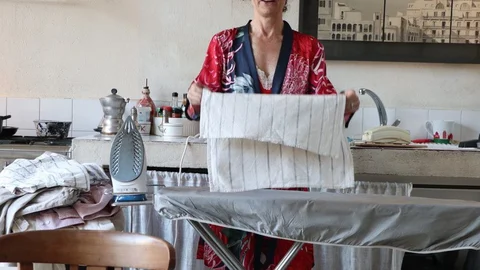 Patricia Jacas en un momento de la interpretación de «La mujer sola»