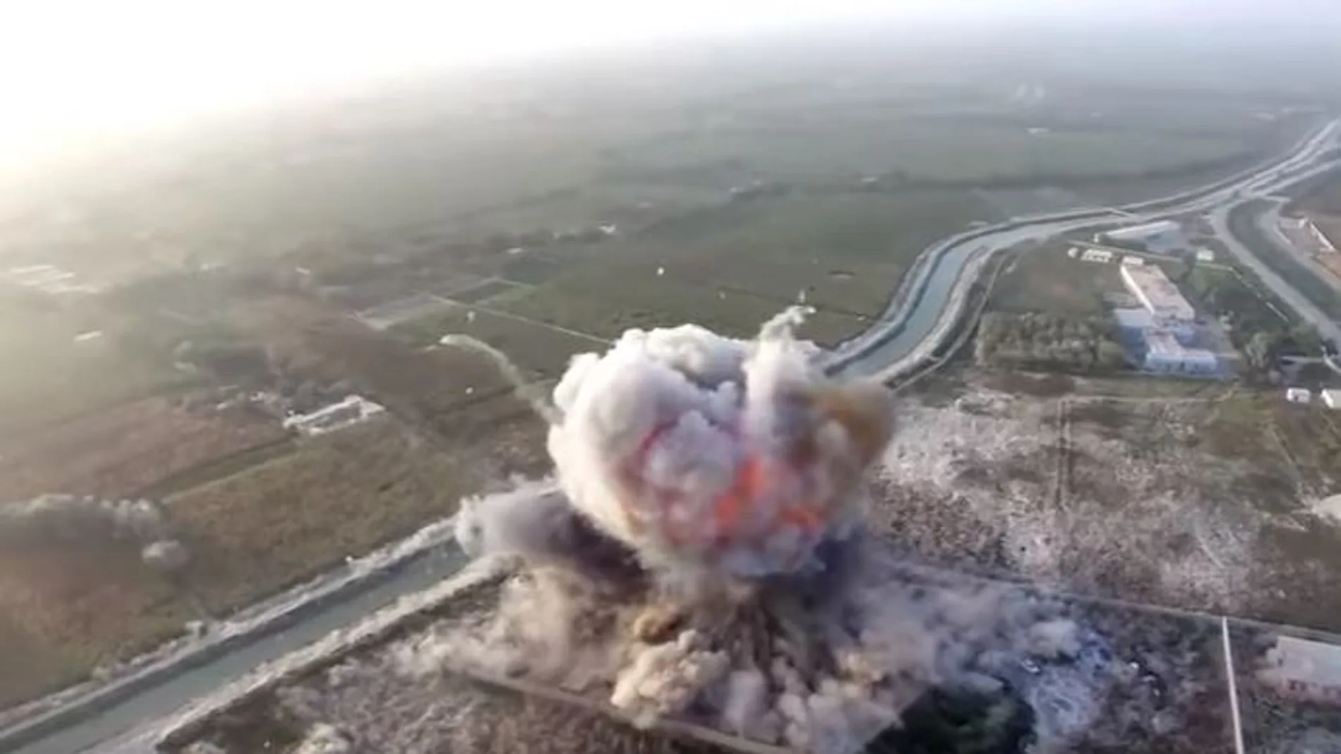 Los talibán publican un vídeo de un atentado suicida grabado con un dron