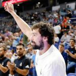 Sergio Llull fue a ver el partido del Madrid y se llevó una gran ovación